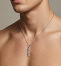 Feather Pendant (Silver)