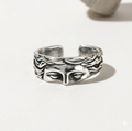 Medusa Head Ring (Silver)