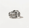 Skull Hand Ring (Silver)